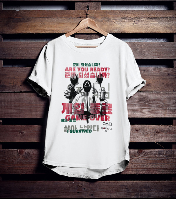 Are You Ready Game Over I Survived Round 6 T-Shirt