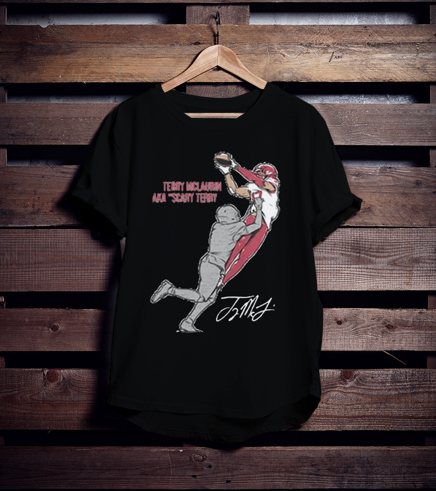 Terry McLaurin AKA Scary Terry Catch Signature T-Shirt