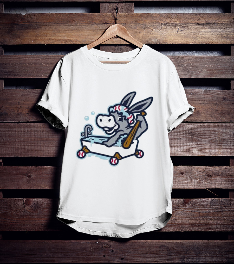 Bathtub Donkeys Baseball Bathtub Donkey Baseball T-Shirt