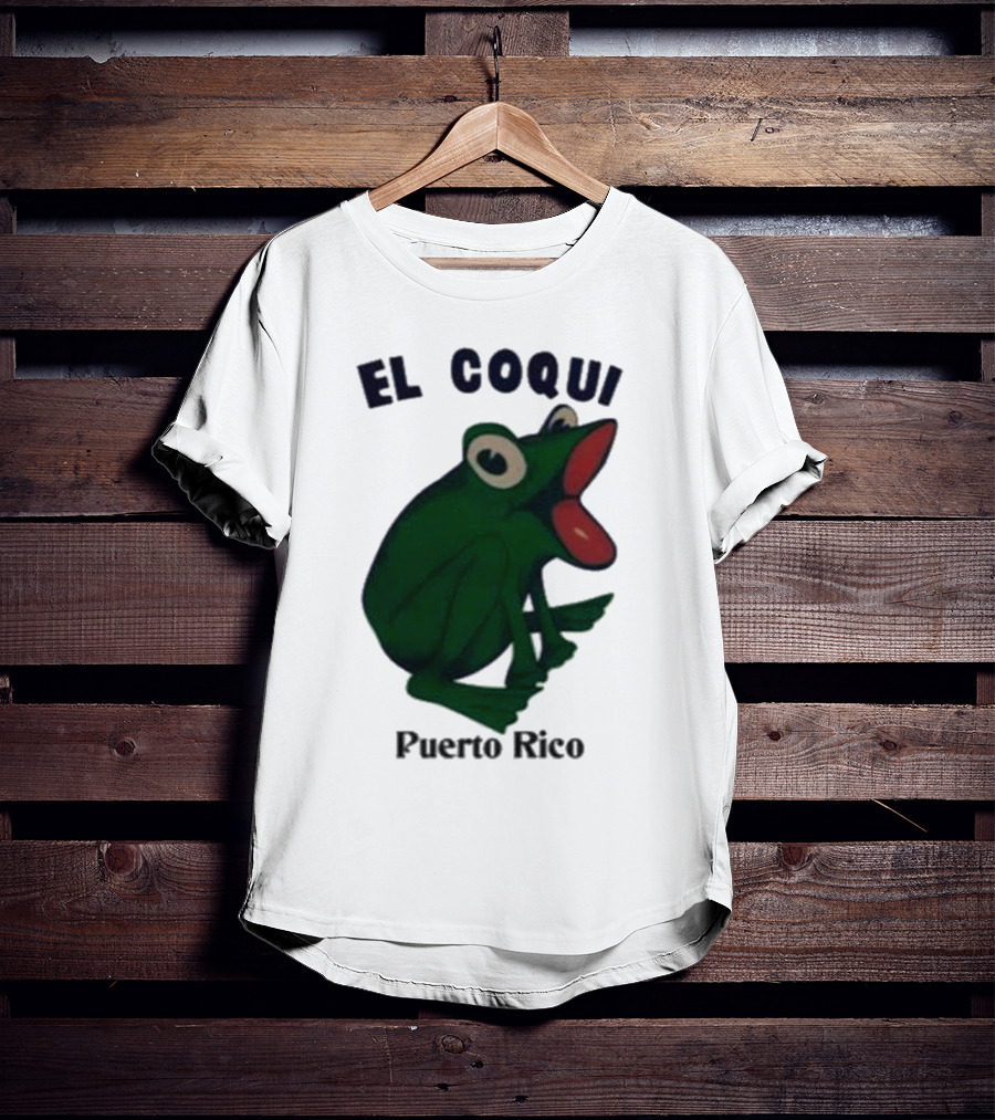 Dios Bunny El Coqui Puerto Rico Frog T-Shirt
