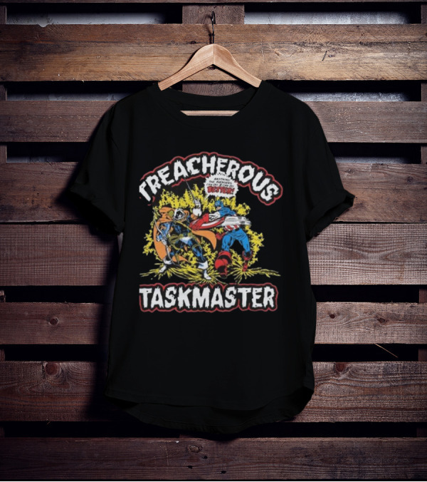 Treacherous Taskmaster Mighty Deadliest Combat Captain America T-Shirt