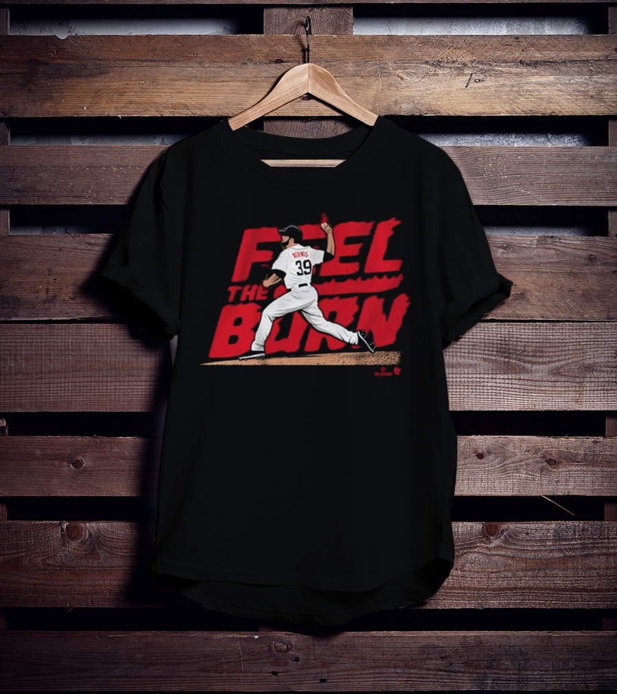Corbin Burnes Feel The Burn 39 Arizona Baseball T-Shirt