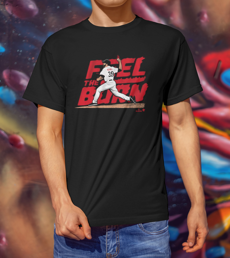 Corbin Burnes Feel The Burn 39 Arizona Baseball T-Shirt