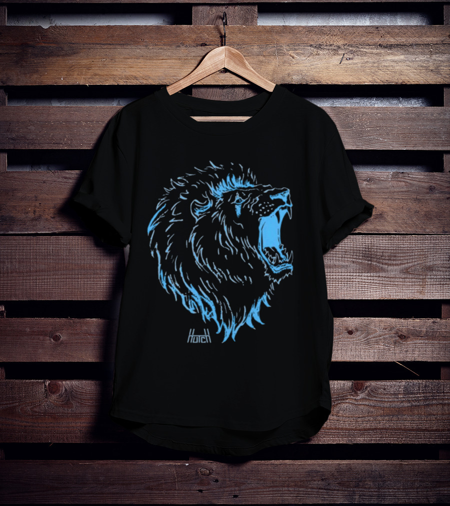 House Of Hutch Bold Lion Gritty T-Shirt