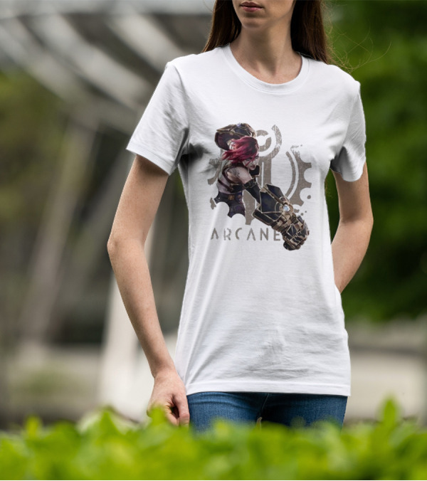 Arcane League Of Legends Violet Fat Hands T-Shirt