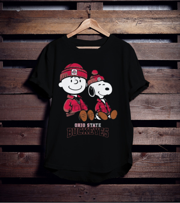 Ohio State Buckeyes Snoopy Peanut Football Team 2025 T-Shirt