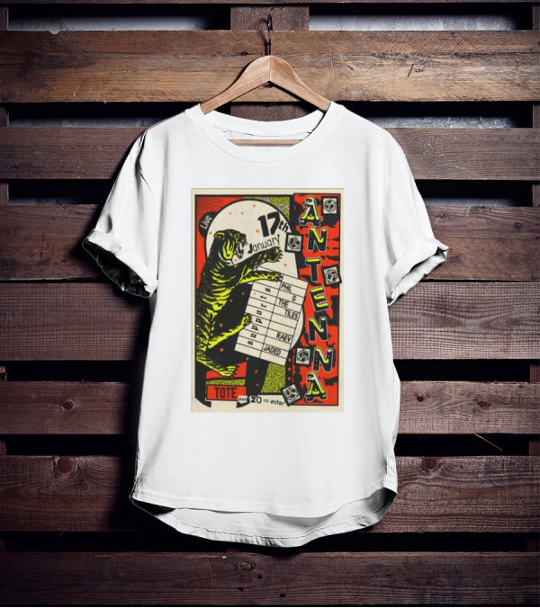 Live At Tote Antenna 17 January Phil The Tiles Raev Jaded 20 To Enter T-Shirt