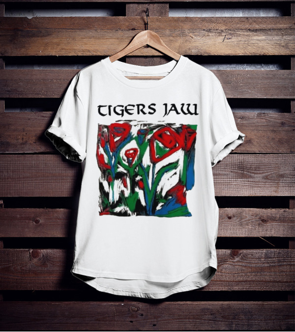 Tigers Jaw Lovesong Abstract Floral T-Shirt