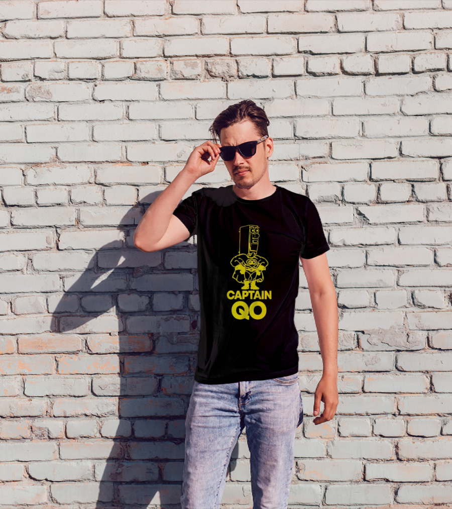 Captain QO Superhero The Big Bang Theory Comic T-Shirt