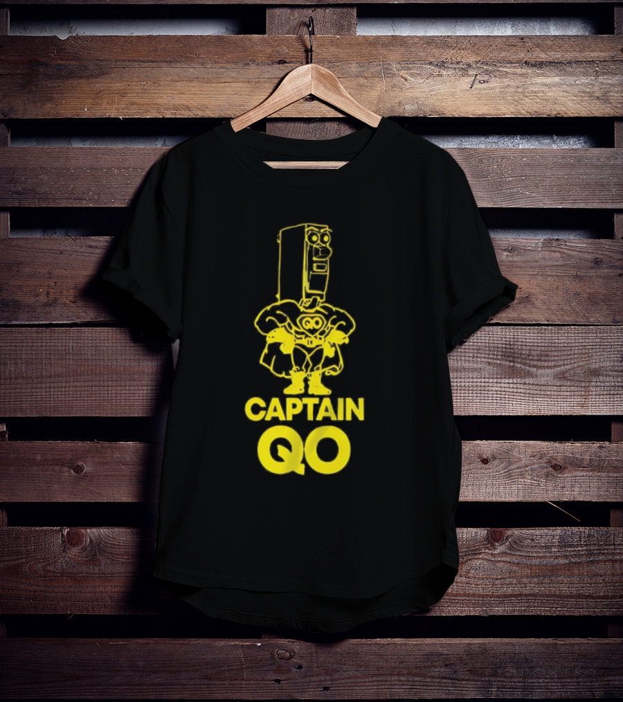 Captain QO Superhero The Big Bang Theory Comic T-Shirt