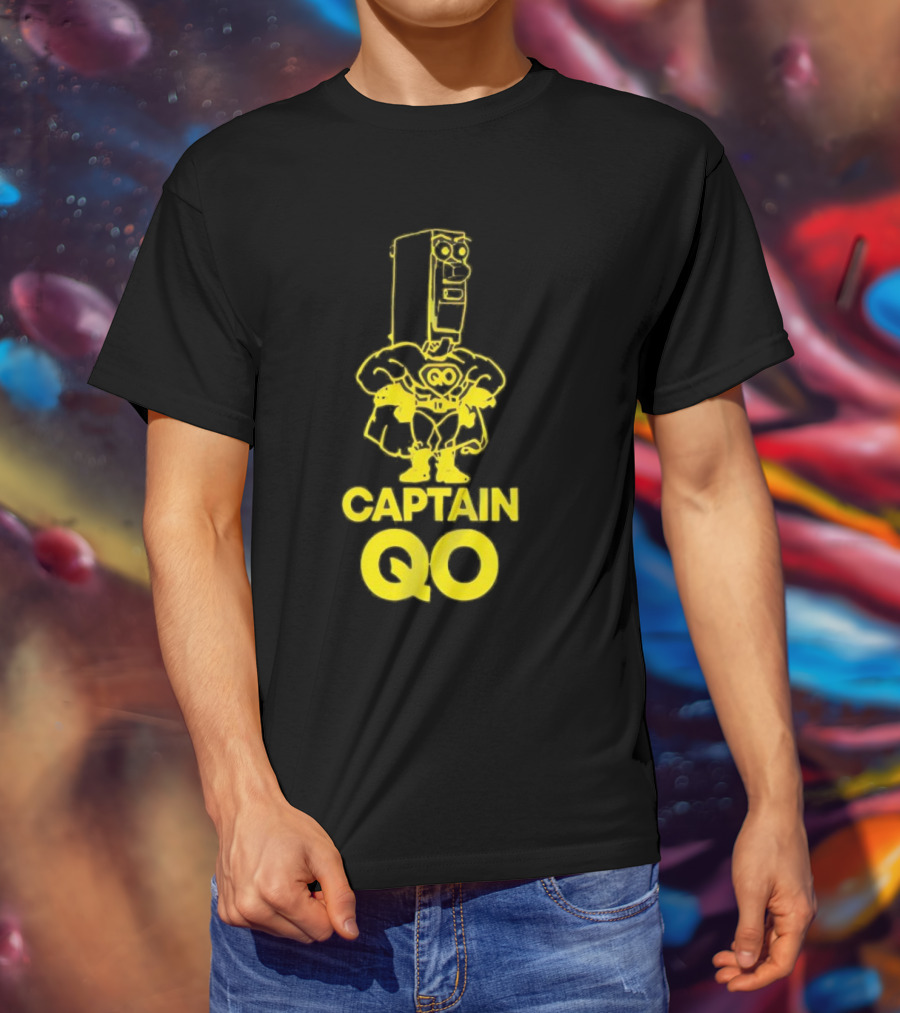 Captain QO Superhero The Big Bang Theory Comic T-Shirt