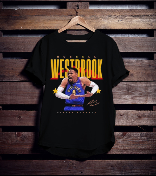 Russell Westbrook Mile High Denver Nuggets Signature T-Shirt