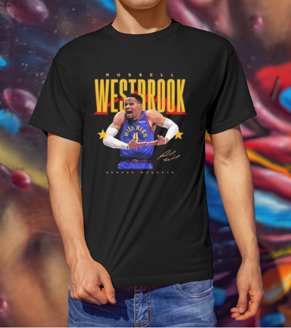 Russell Westbrook Mile High Denver Nuggets Signature T-Shirt