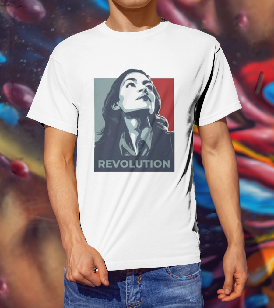 Alexandria Ocasio-Cortez AOC Revolution Inspiration T-Shirt