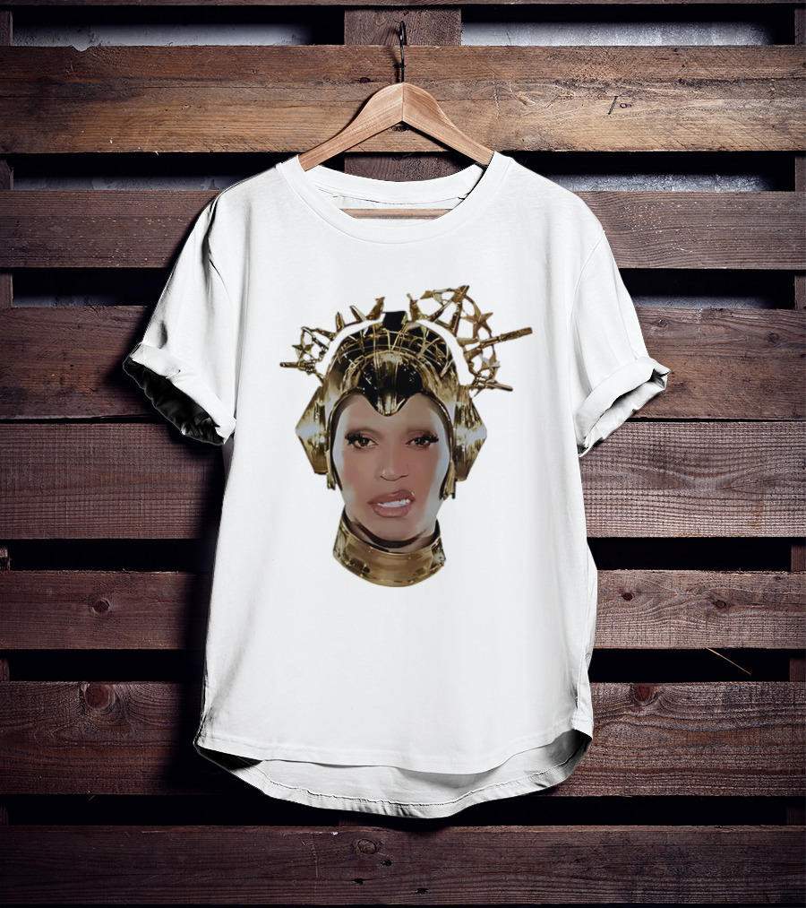 Beyoncé Cowboy Carter Bigface Metallic Headpiece T-Shirt
