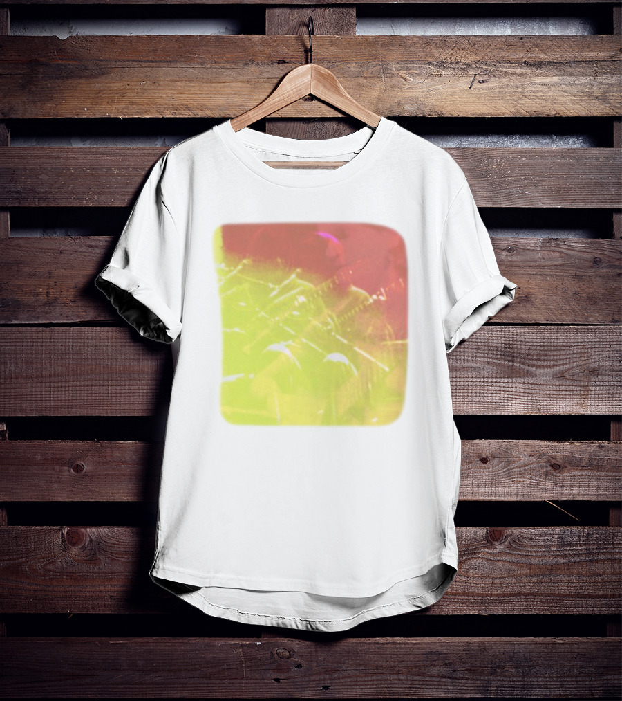 Big Thief Live At Revolution Hal Multicolored Guitar Overlay T-Shirt