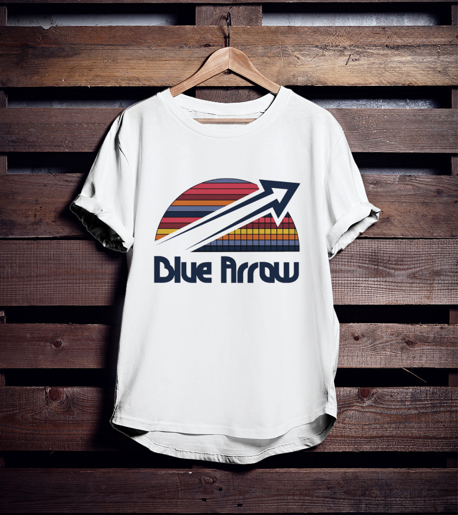 Blue Arrow Denver Nuggets Skyline 2025 T-Shirt