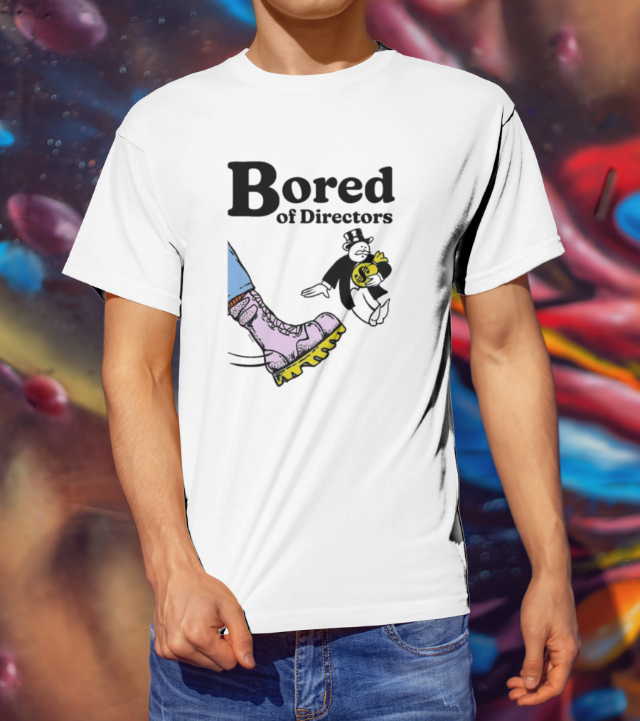 Bored Of Directors Stomp Boot Money Bag T-Shirt