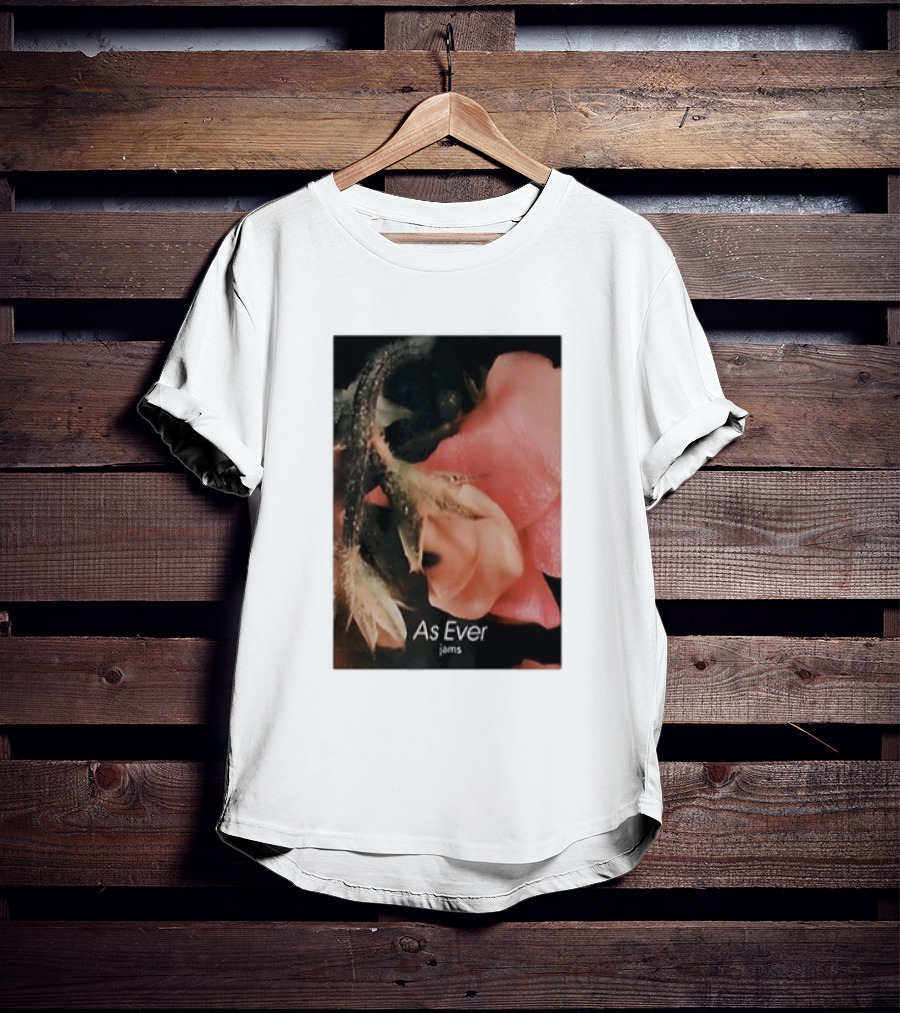 As Ever Jams 02 Pink Floral Close-Up T-Shirt