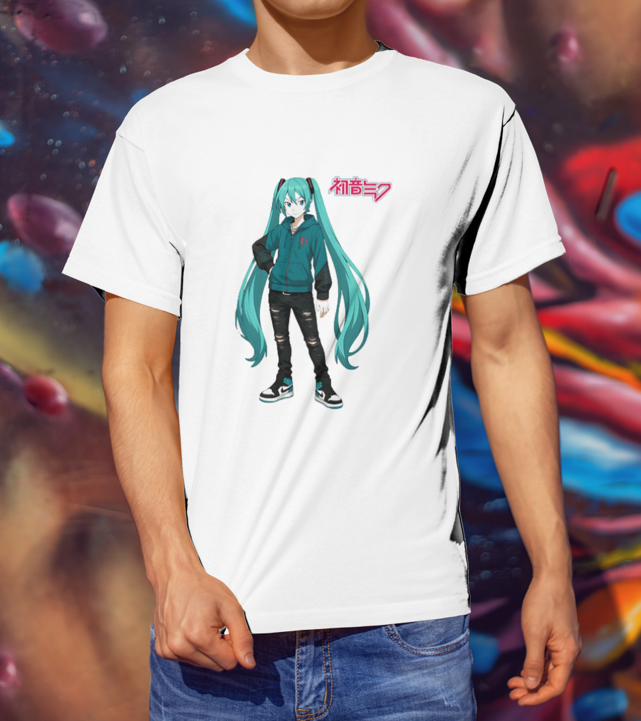 初音ミク Atlanta Miku Character T-Shirt