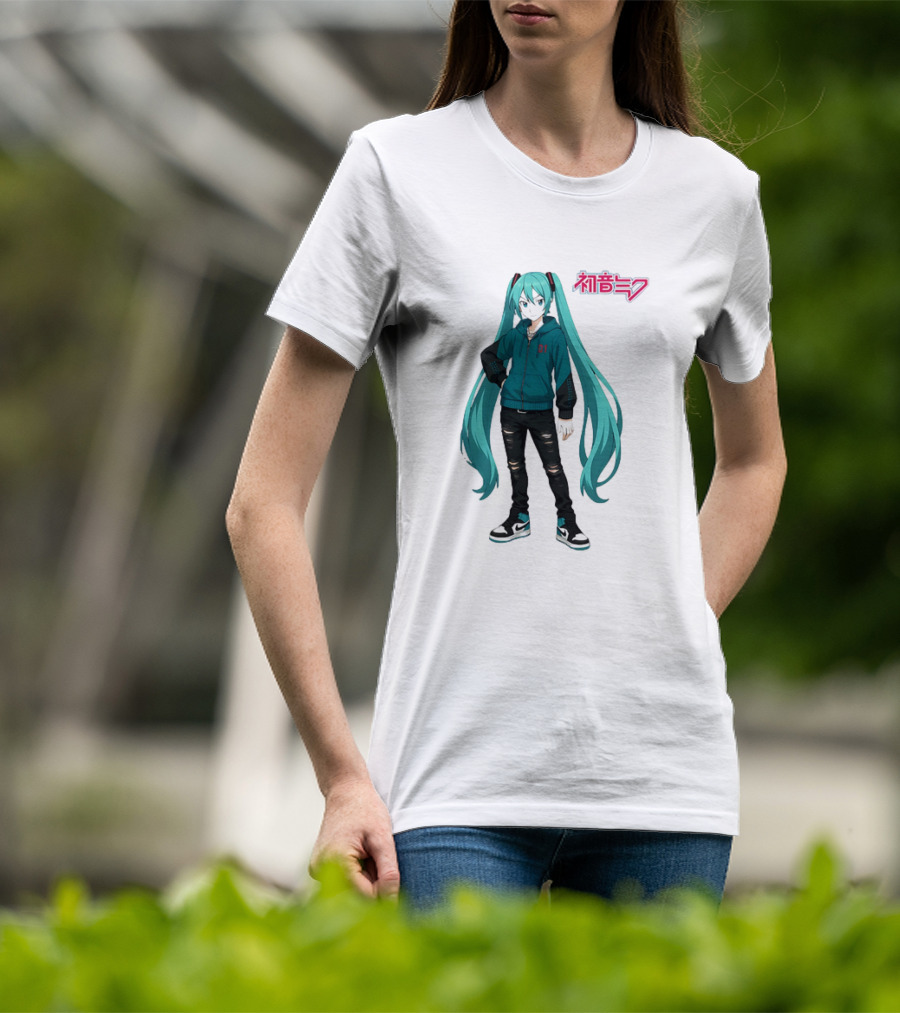 初音ミク Atlanta Miku Character T-Shirt