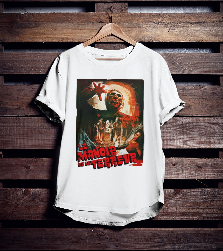 Le Manoir De La Terreur Horror Art T-Shirt