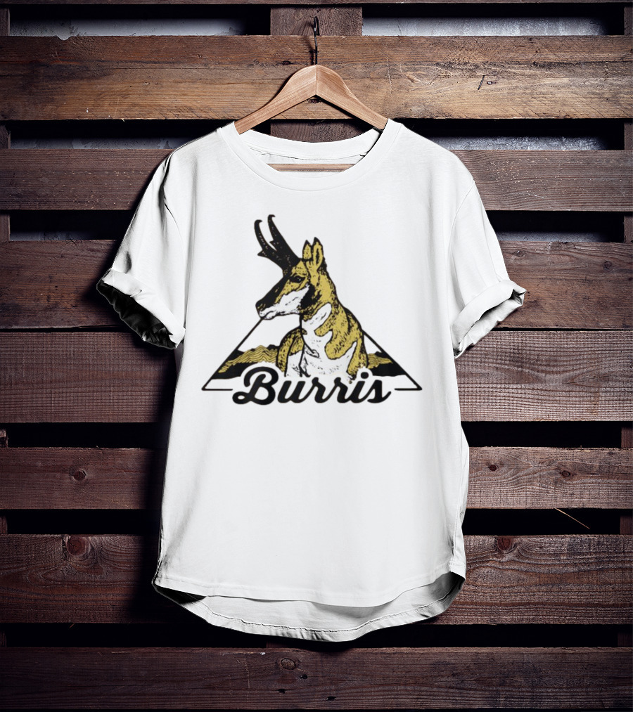 Burris 24 Antelope Triangle Retro Graphic T-Shirt
