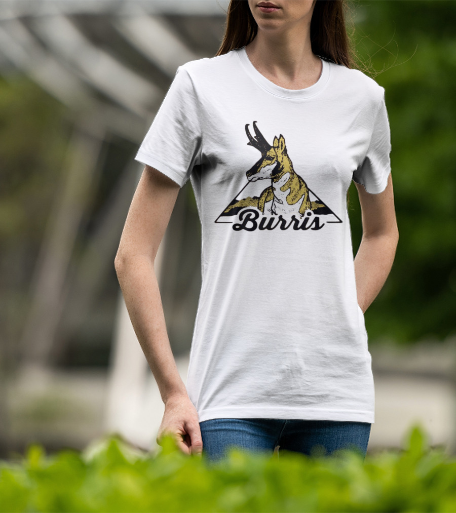 Burris 24 Antelope Triangle Retro Graphic T-Shirt