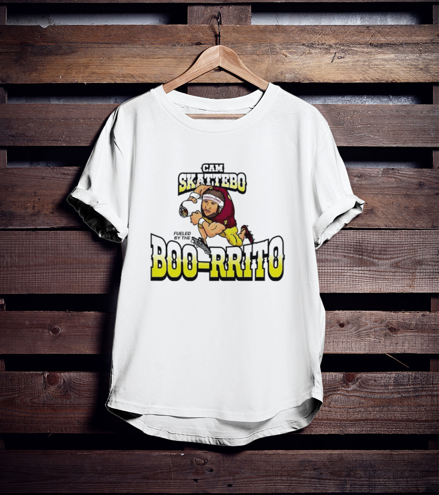 Cam Skattebo Boo-Rrito Football Tackle Motivated By Burrito T-Shirt