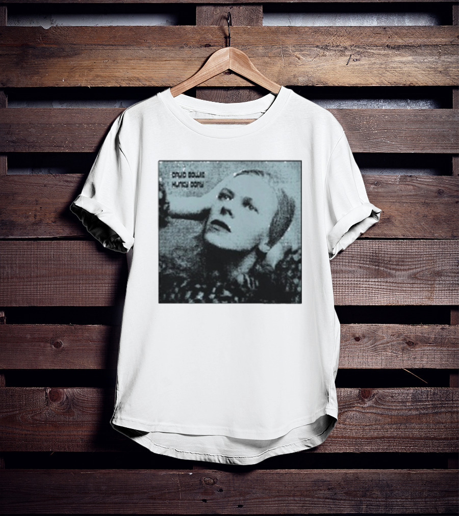 David Bowie Hunky Dory Album Cover Iconic 1971 Retro Style T-Shirt