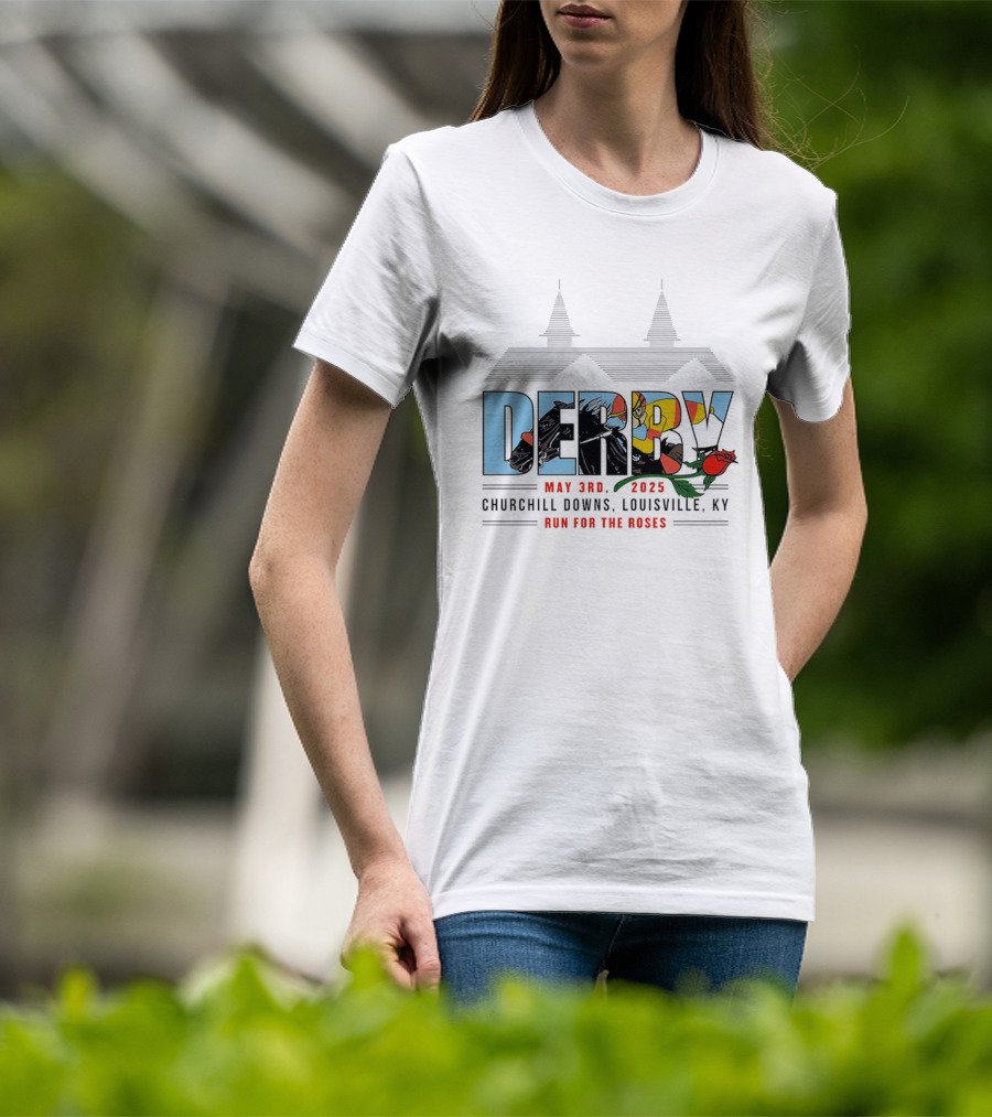 Derby May 3rd 2025 Churchill Downs Louisville KY Run For The Roses T-Shirt