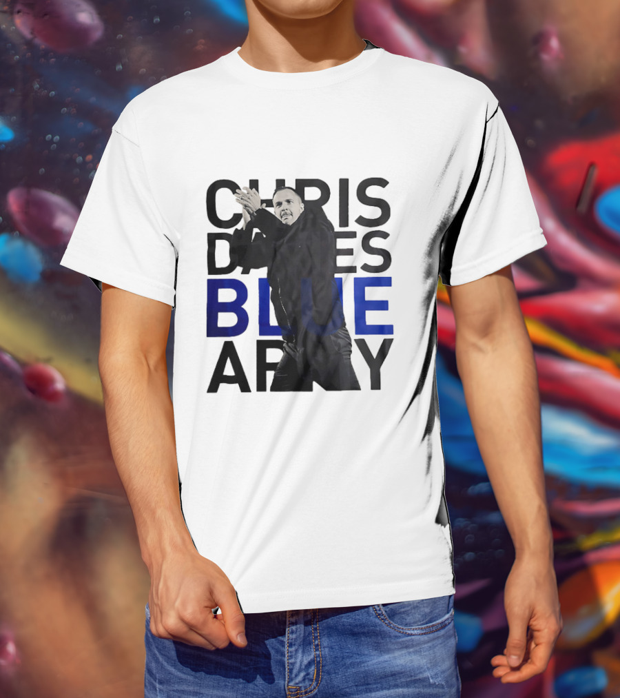 Chris Davies Blue Army Leadership And Inspiration T-Shirt