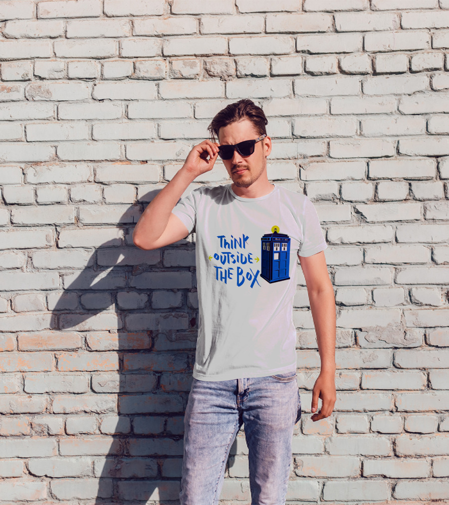 Think Outside The Box Doctor Who Tardis T-Shirt