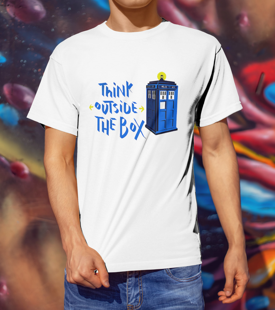 Think Outside The Box Doctor Who Tardis T-Shirt