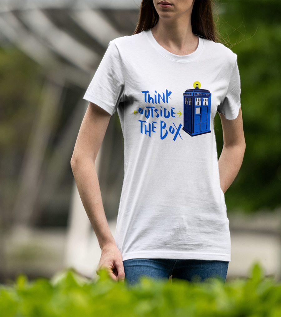Think Outside The Box Doctor Who Tardis T-Shirt