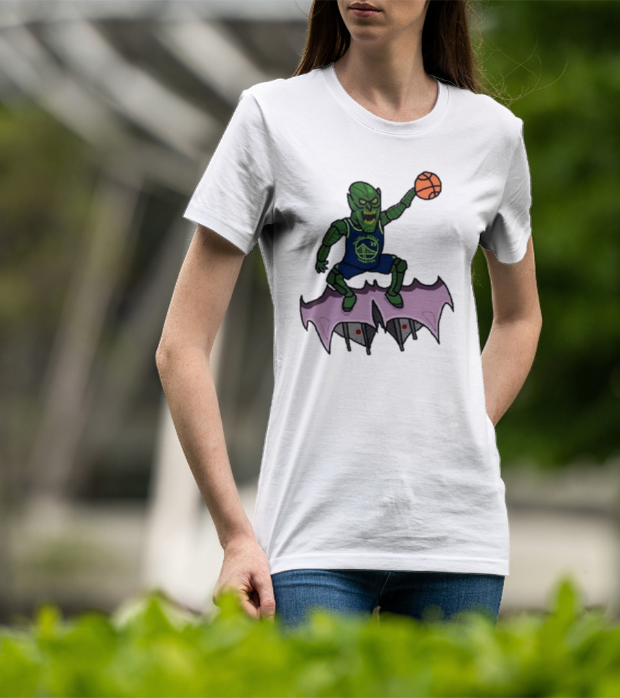 Golden State Warriors Draymond Green Goblin Basketball Crossover T-Shirt