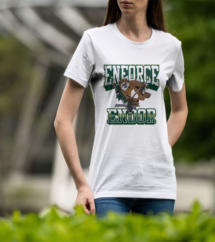 Enforce Endor Hockey Ewok Warrior T-Shirt