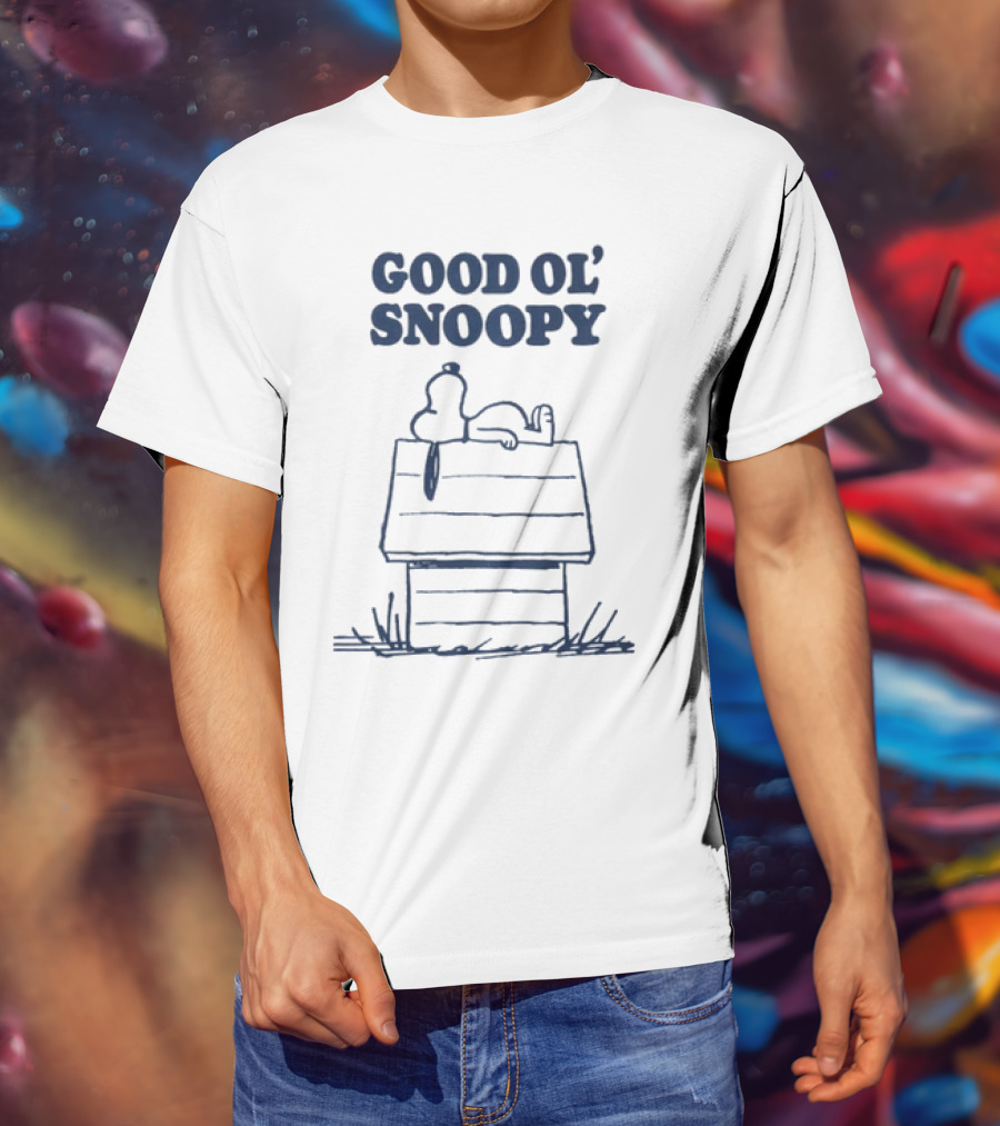 Good Ol’ Snoopy Lying On Doghouse T-Shirt