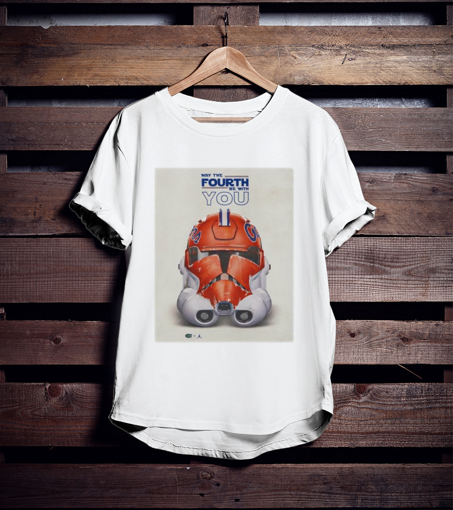 May The Fourth Be With You Florida Gators Helmet T-Shirt