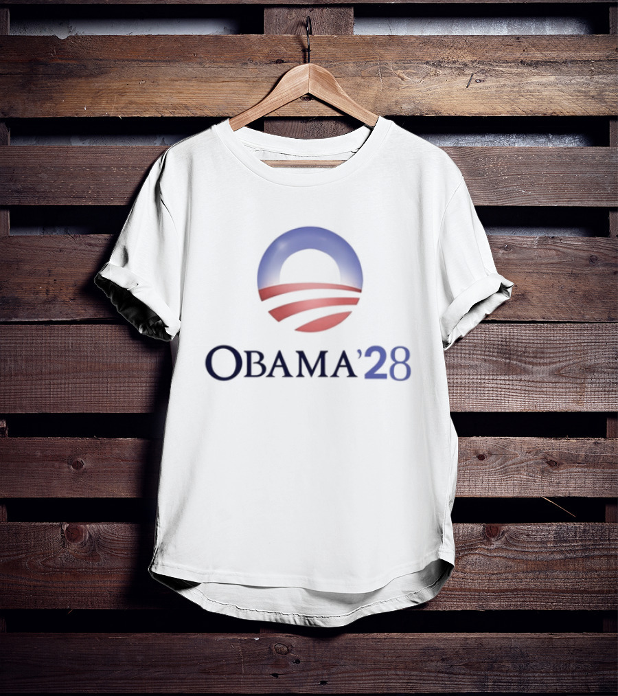 Friendsofthepod Obama '28 Logo T-Shirt