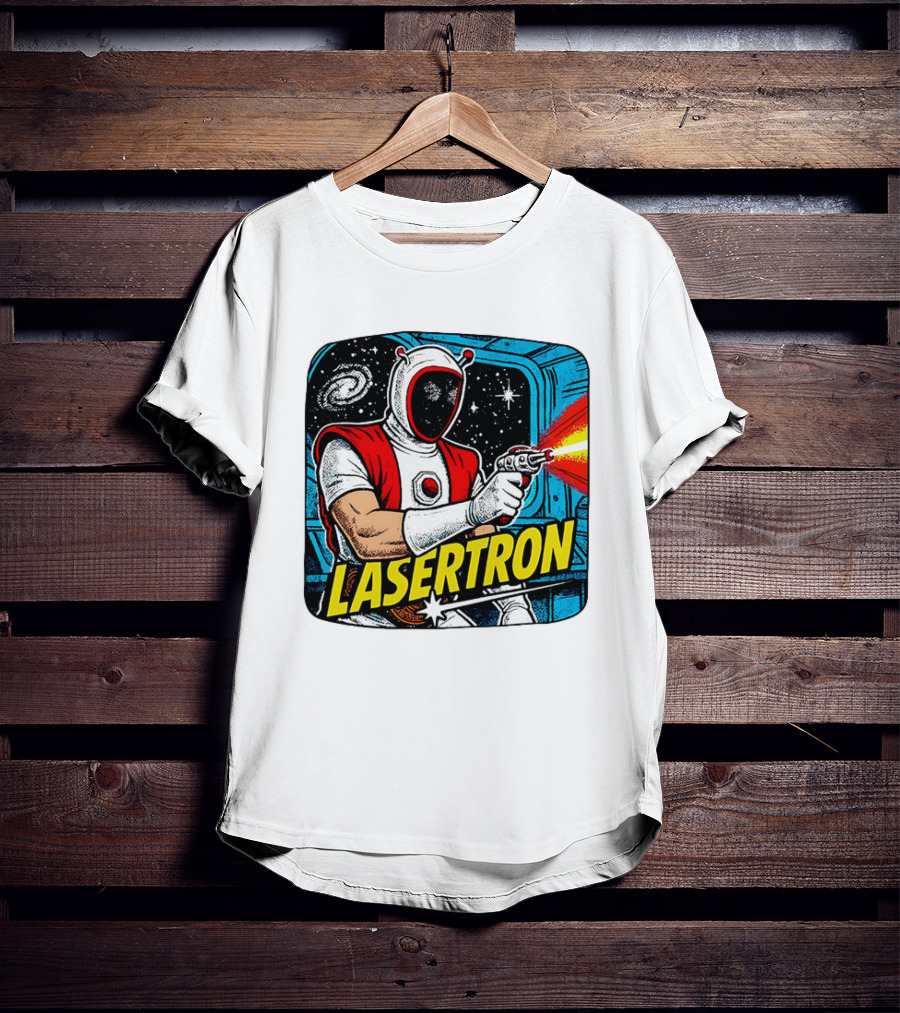 Héctor Guerrero Professional Wrestler Lasertron Space Adventure T-Shirt
