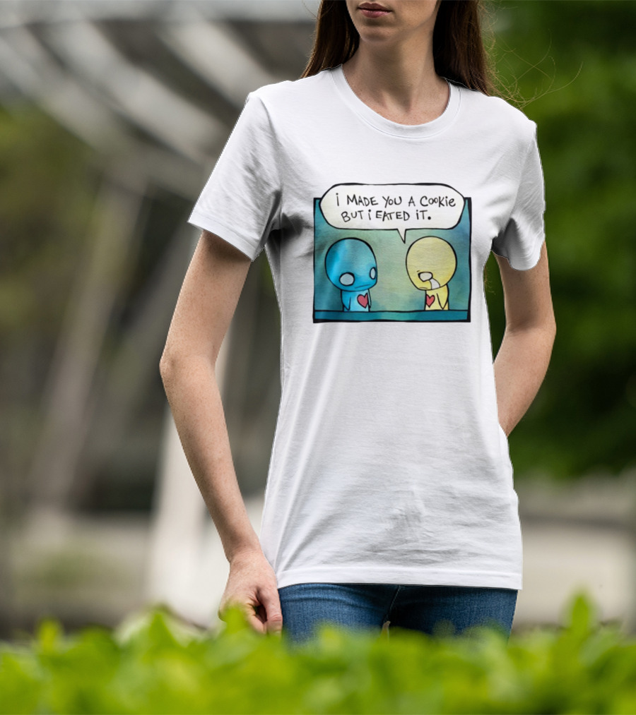 Hot Topic Pon And Zi Comic I Made You A Cookie But I Eated It T-Shirt
