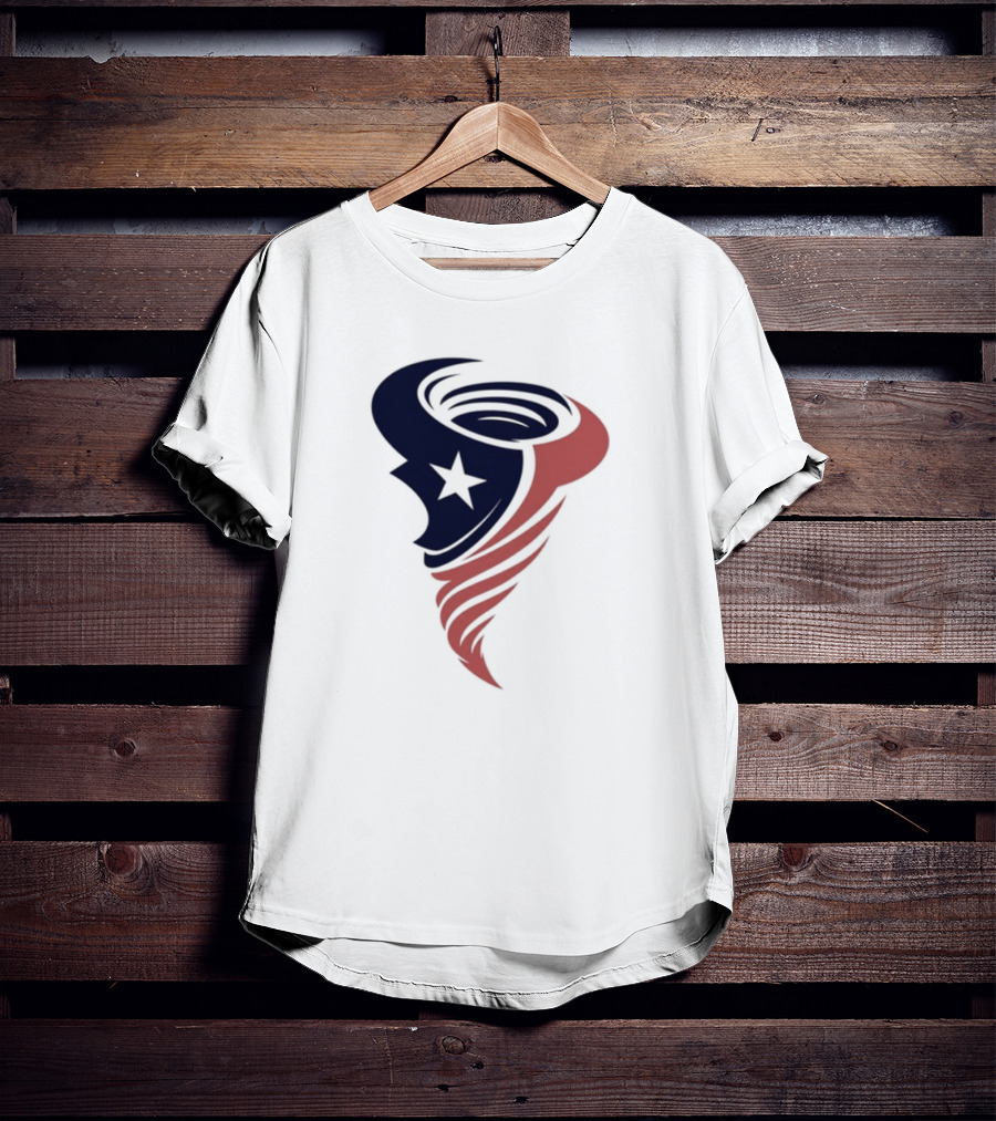 Houston Cyclones Tornado Star Symbol T-Shirt