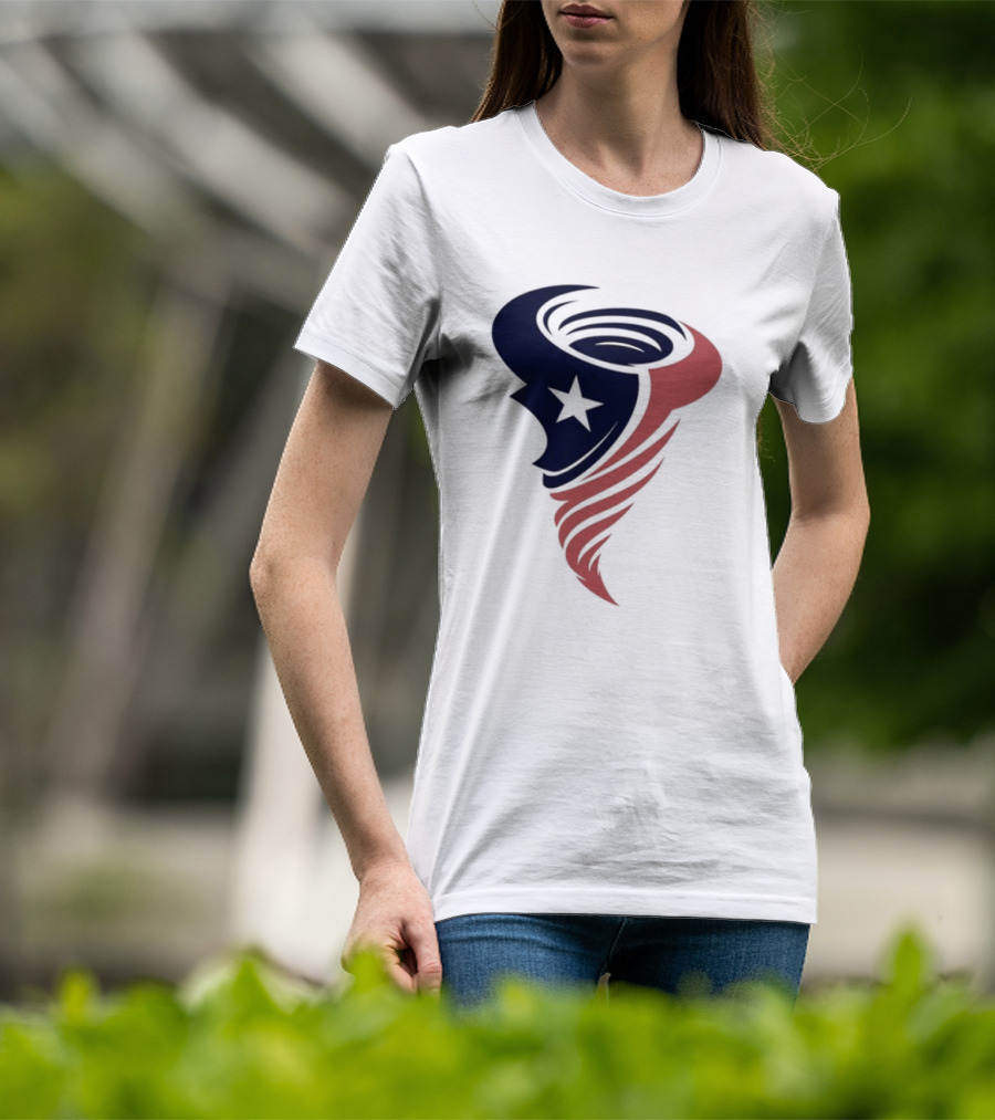 Houston Cyclones Tornado Star Symbol T-Shirt