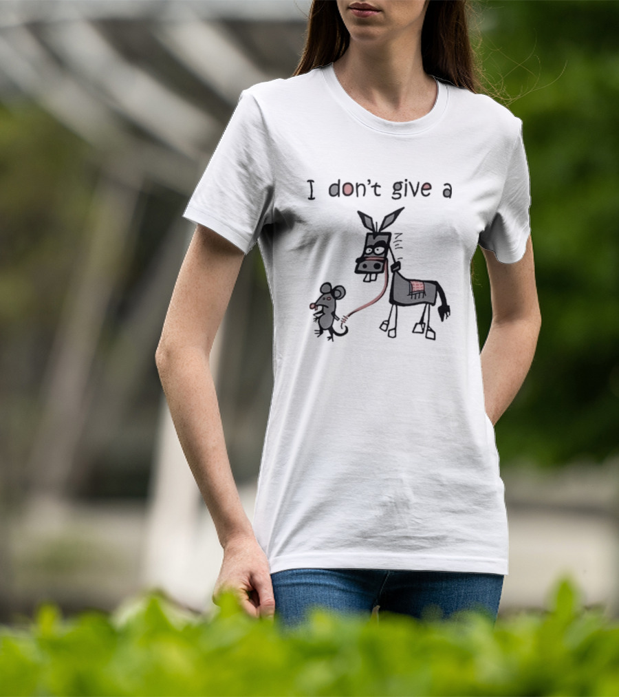 I Don’t Give A Rat Mouse Donkey T-Shirt