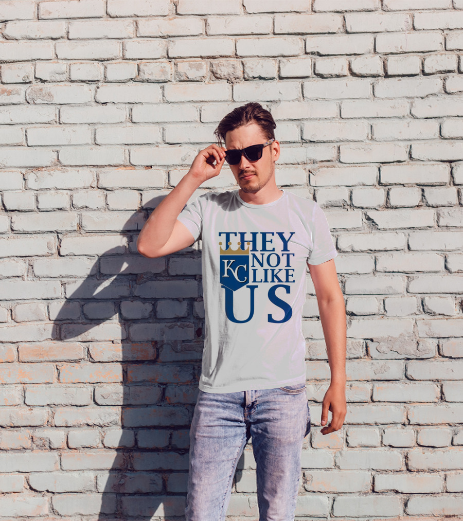 They Not Like Us KC Royals Crown Icon T-Shirt