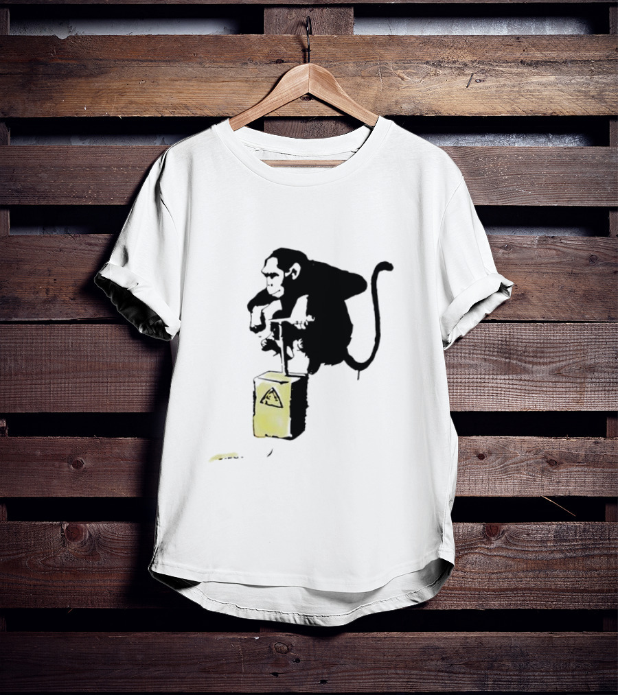 Lex Luthor Bricks Bomb Banana Banksy Influenced T-Shirt