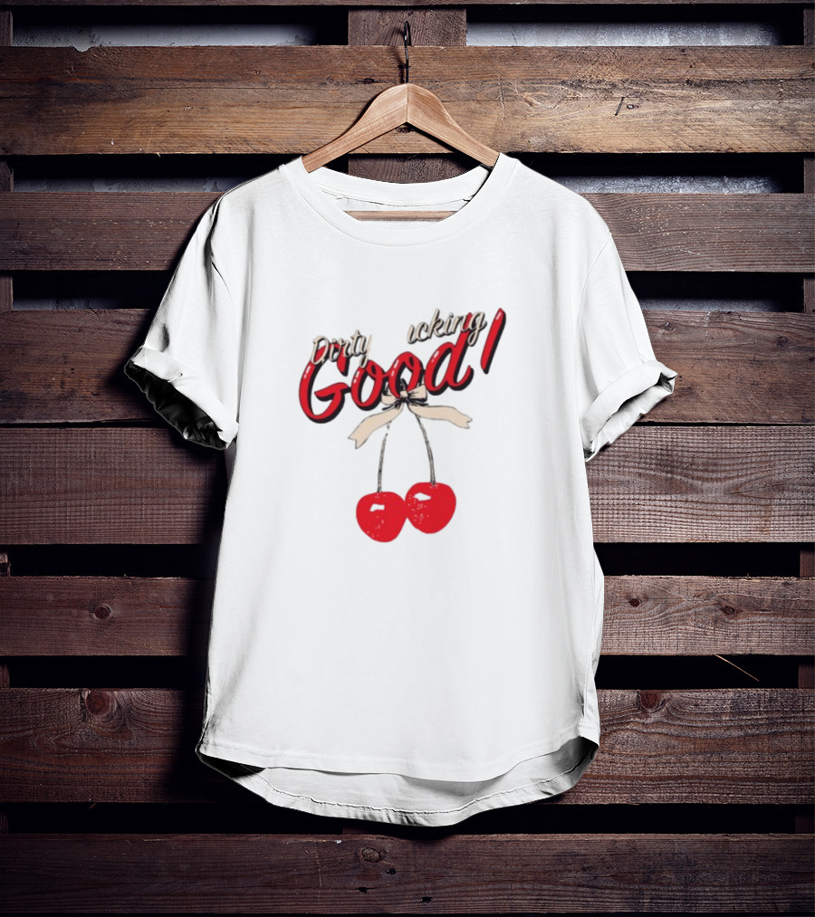 Dirty Good Cherries Bow T-Shirt