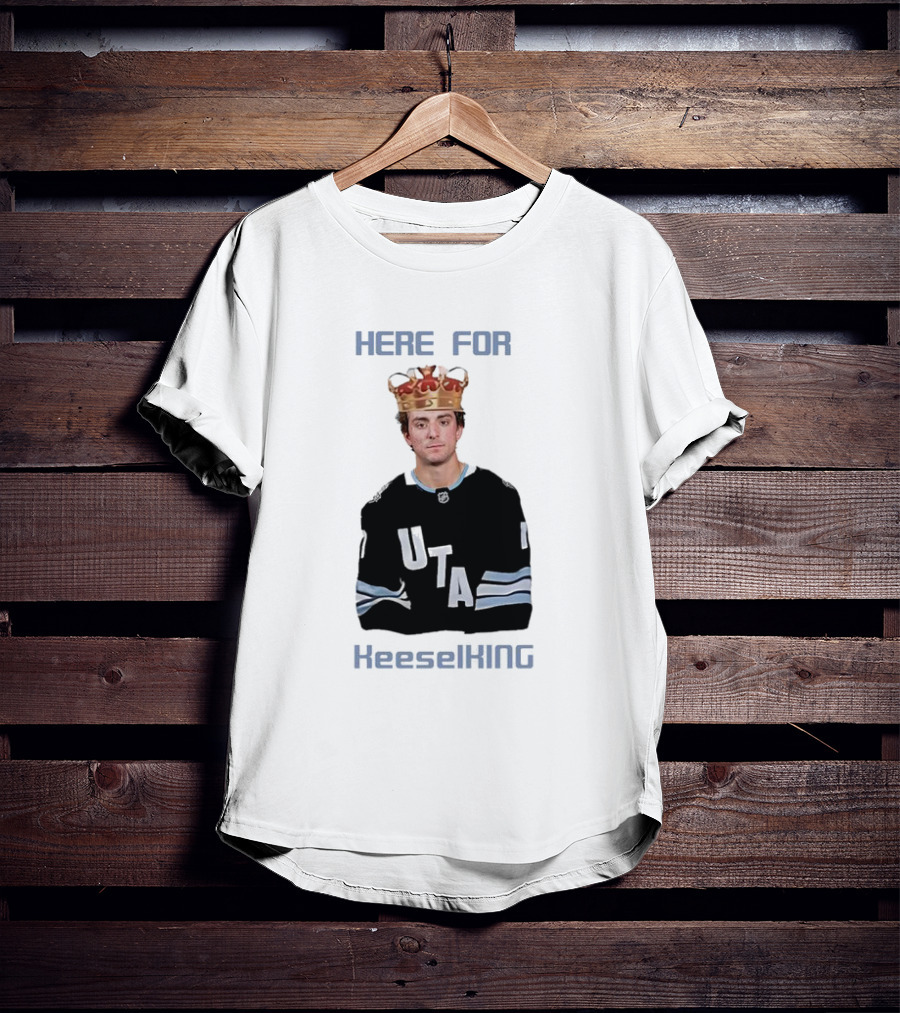 Here For Kesselking Crowned Hockey Player T-Shirt