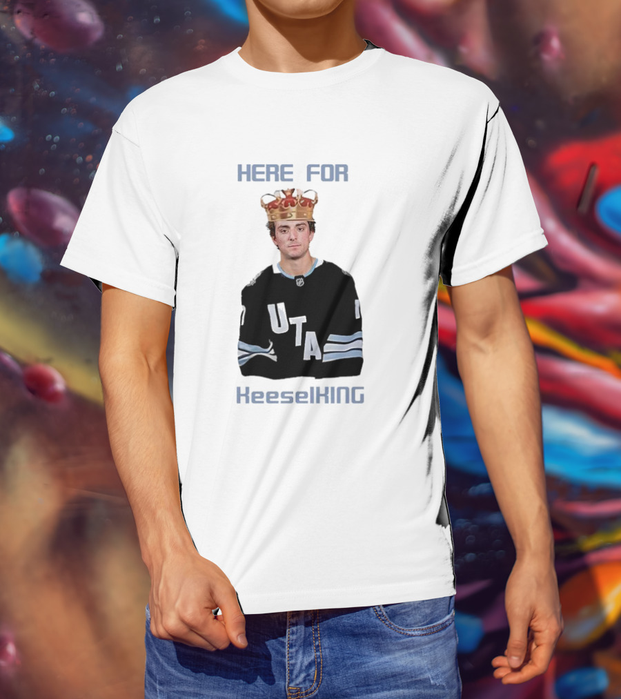Here For Kesselking Crowned Hockey Player T-Shirt